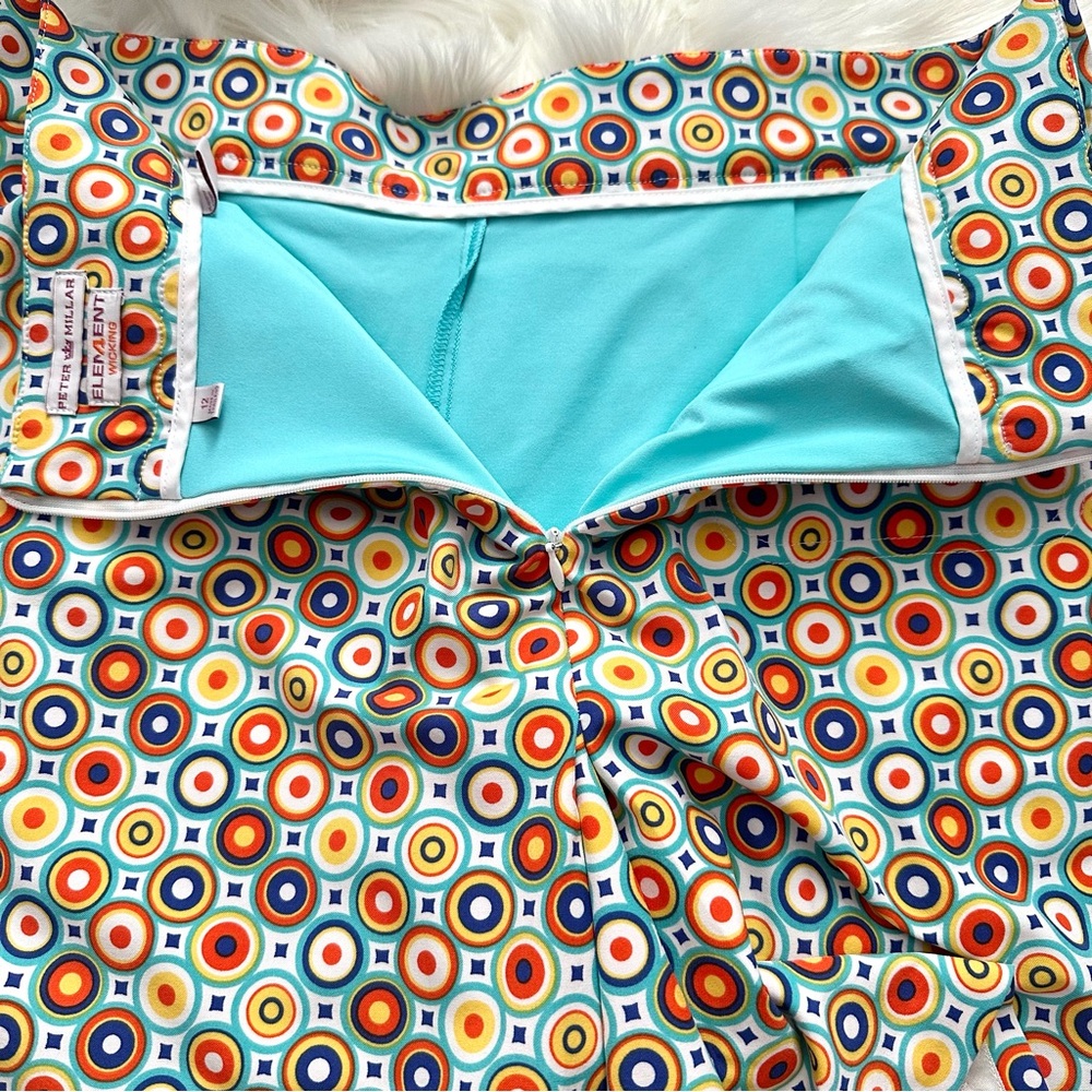 Peter Millar Geometric Circle Retro Pattern Golf … - image 3